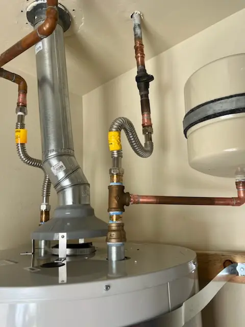 Water heater installation and plumbing repair in Canterwood