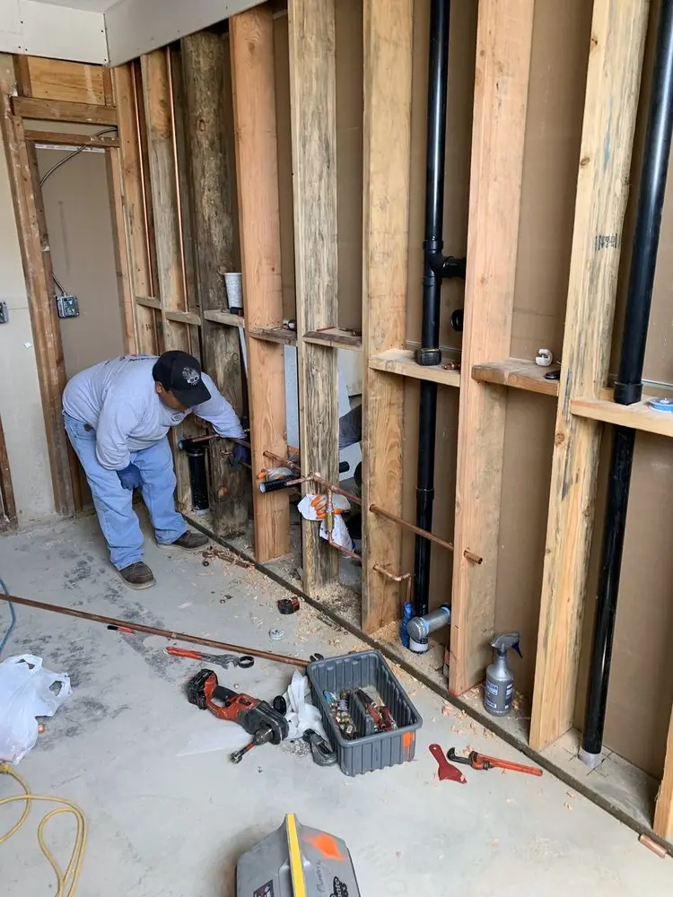 Commercial rough-in plumbing for Water Heater Replacement in Canterwood